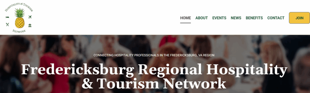 New FRHTN header with clear navigation and call to action button